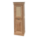 Small renovated cupboard: bonnetière / tall boy in raw solid wood.