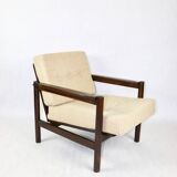 Vintage Boucle Armchair in Beige, 1970s