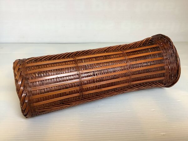 Vase tressé bambou pot brushpot