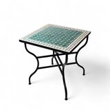 Round Moroccan mosaic table