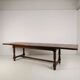 Large French Oak Monastery Table 320/220 cm, early 20th Century