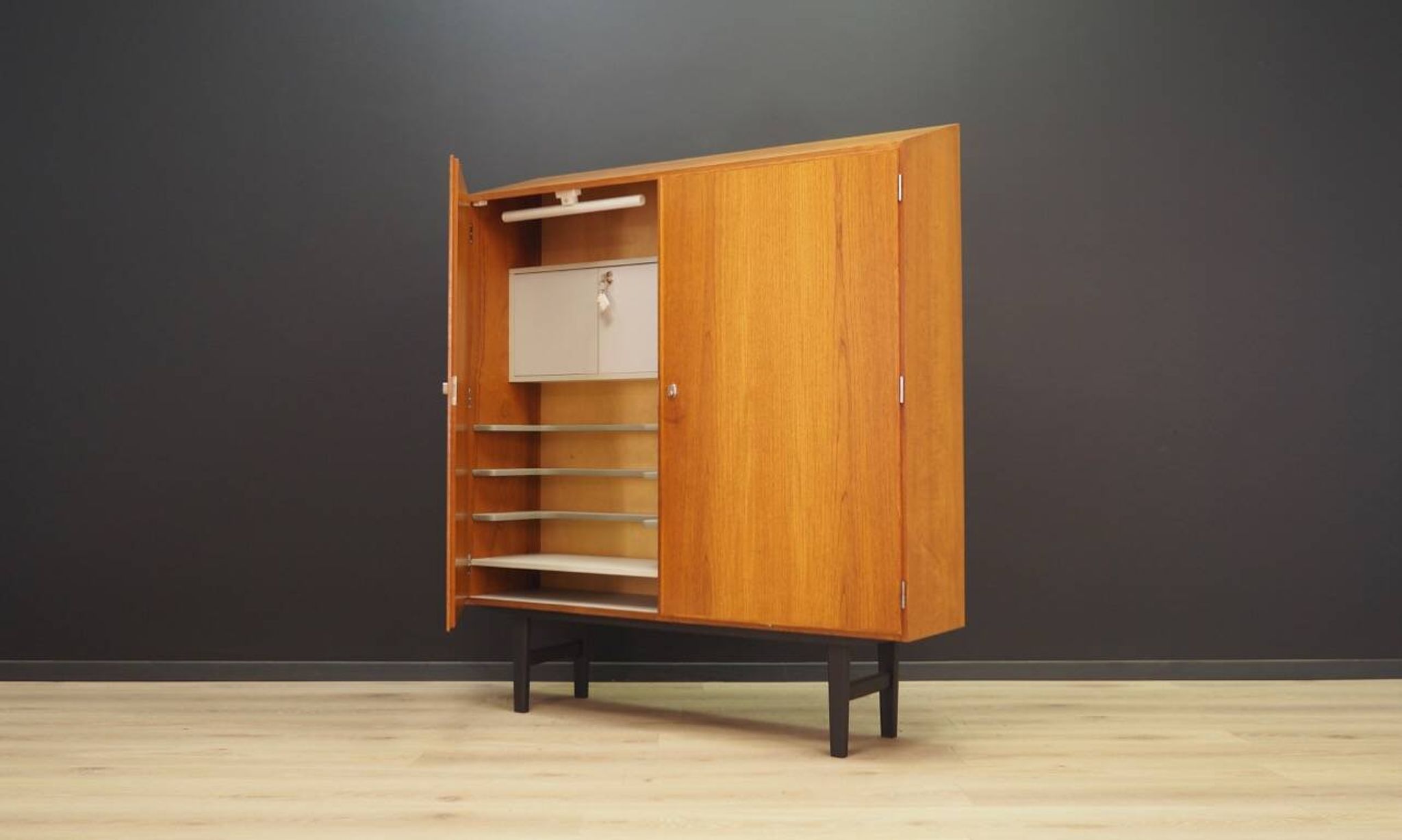 Teak cabinet, Danish design, 1970s, production: Denmark