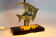 Deknudt Brass "Moon Fish" desk lamp 1970s