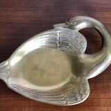 Brass swan catchall