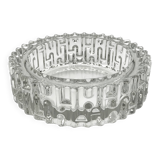 SKLO UNION pocket emptier • Hermanova hut glassworks • Design Frantisek Vizner • 1965 • Pressed glass