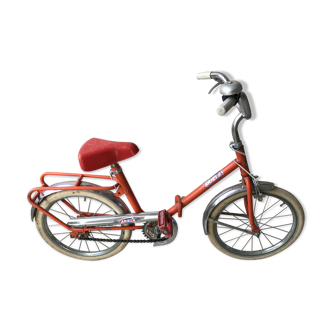 Foldable vintage metal children's bike