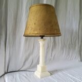 Lampe italienne en albâtre sculpté