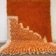 Handmade pure wool rug, size 2/3 m.