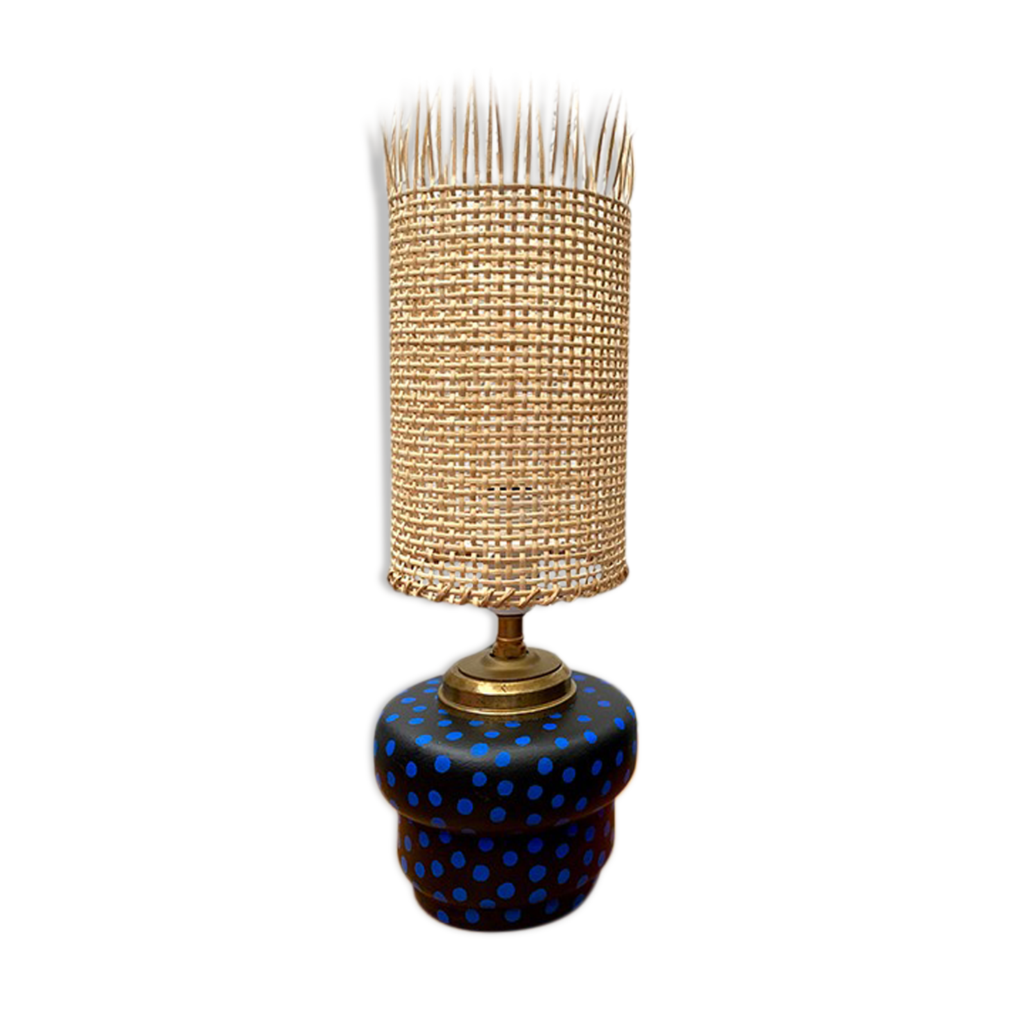 Bedside lamp blue peas
