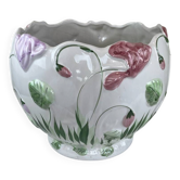 Cache pot en céramique émaillée