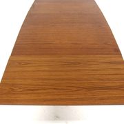 Table de salle à manger "portefeuille" en teck, Suède, 1960