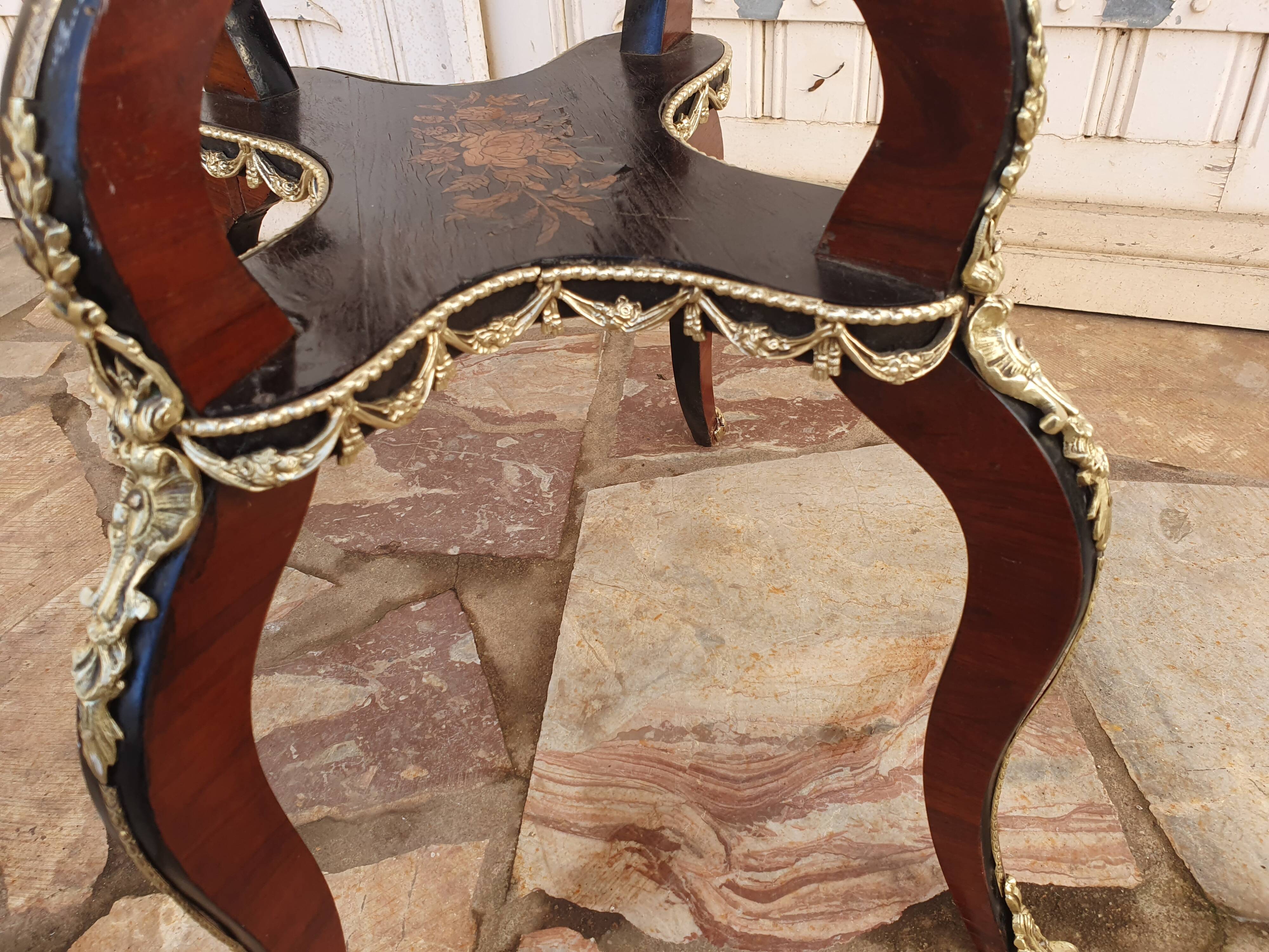 Napoleon III planter in marquetry, 1860 period