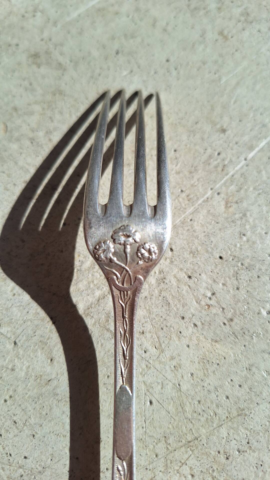 Fourchette à poisson en argent massif Paul Devaux 