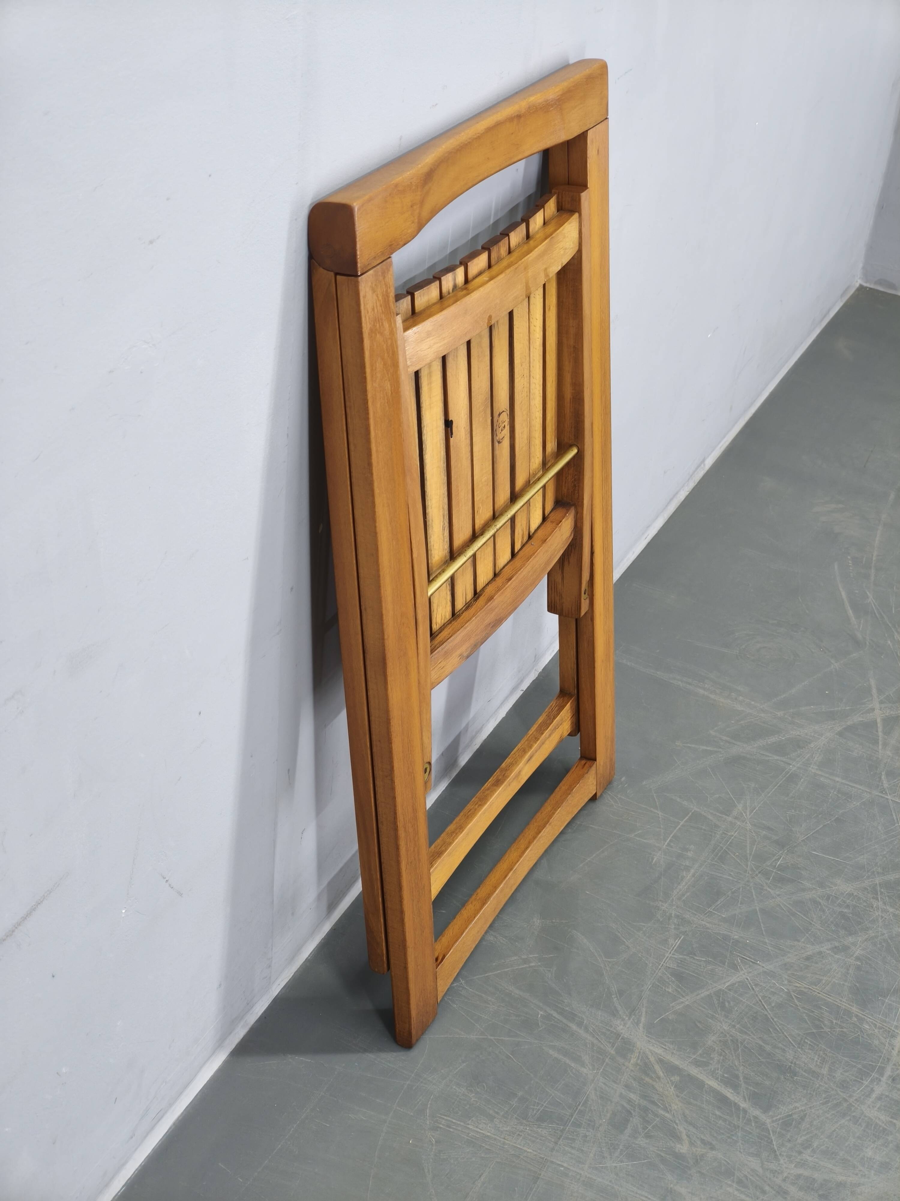 Trieste Folding Chair by Aldo Jacober for Alberto Bazzani, 1960s