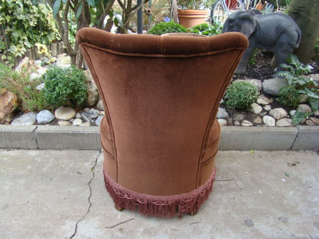 Old brown velvet heater