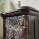 Commode XIXème pin noirci sculpté