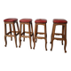 Set of 4 Louis XV style stools