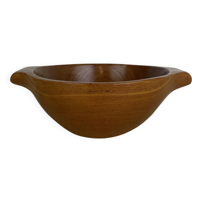 Coupe à fruit danoise en teck, années 60, style scandinave