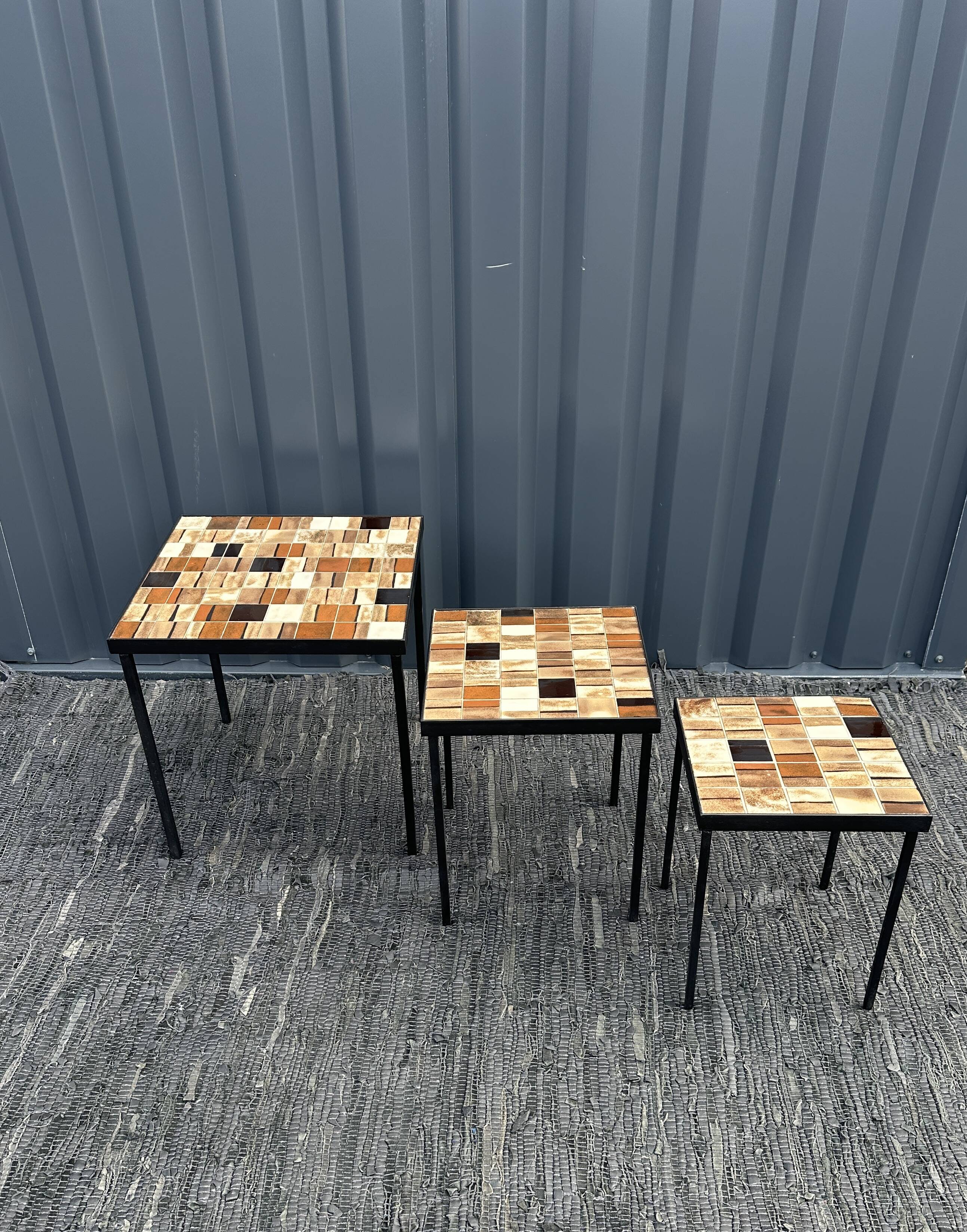 Mado jolain trio de tables basses