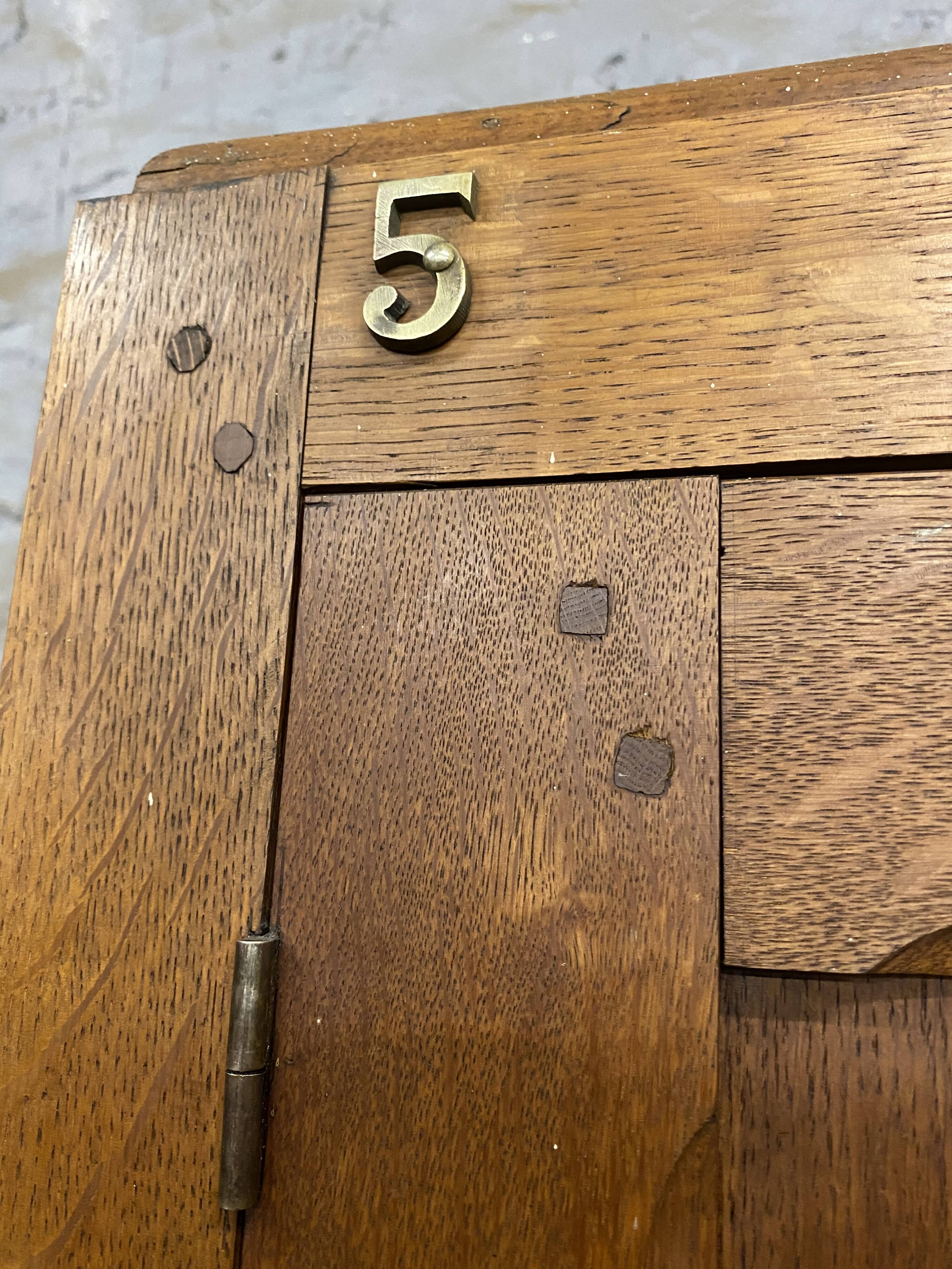 Parisian cabinet vintage solid oak