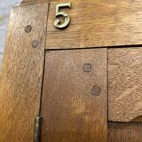 Parisian cabinet vintage solid oak