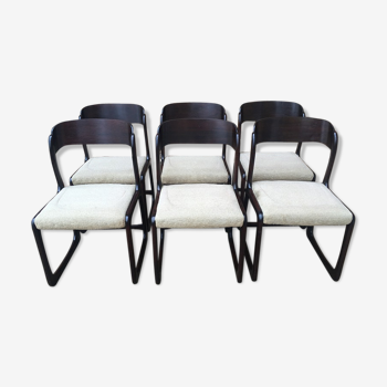 Set of 6 chairs sled Baumann