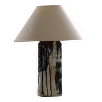 Ceramic table lamp, Danish studio, mid-20th century by Jeppe Hagedorn-Olsen.
