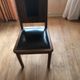 Set of 5 Art Deco chairs + one with a broken leg.
