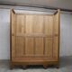 Art Deco oak sculpted wardrobe - Flemish workshop circa 1930