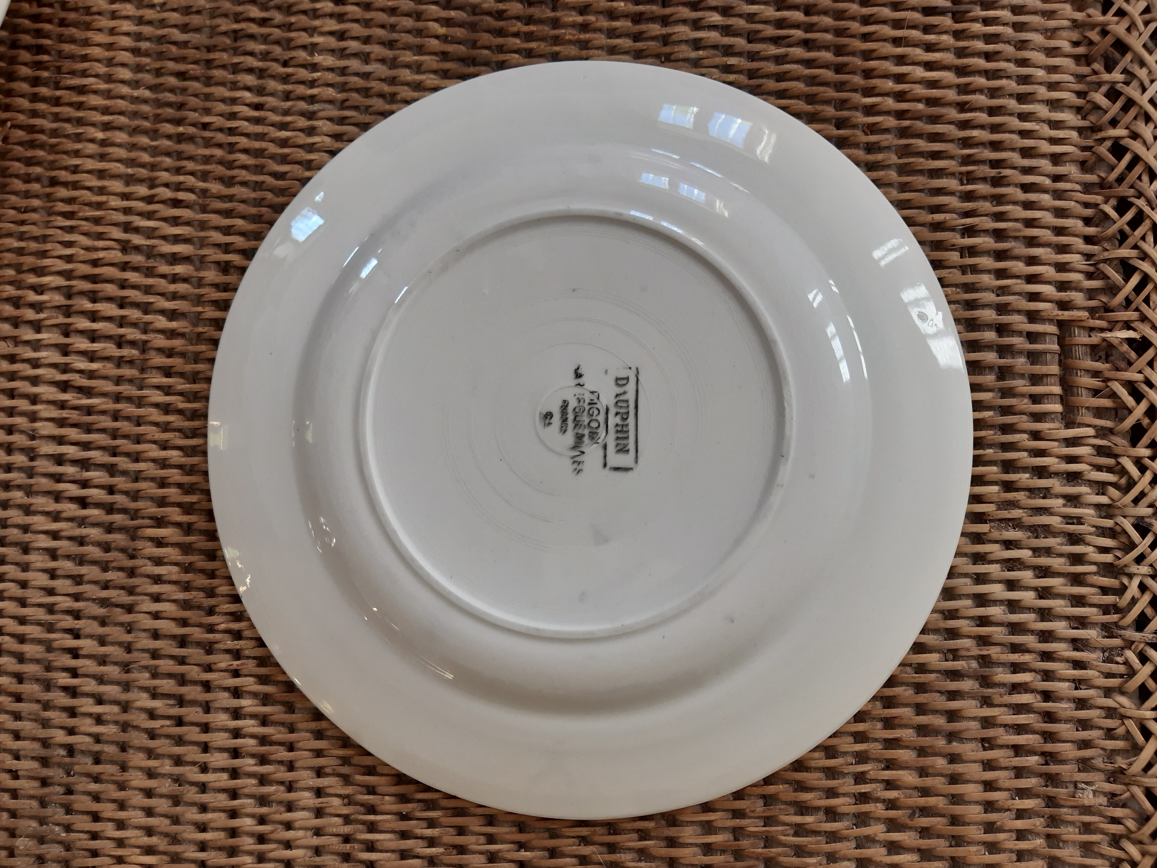 Digoin Sarreguemines plates