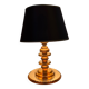 Small Art Deco lamp in copper glass