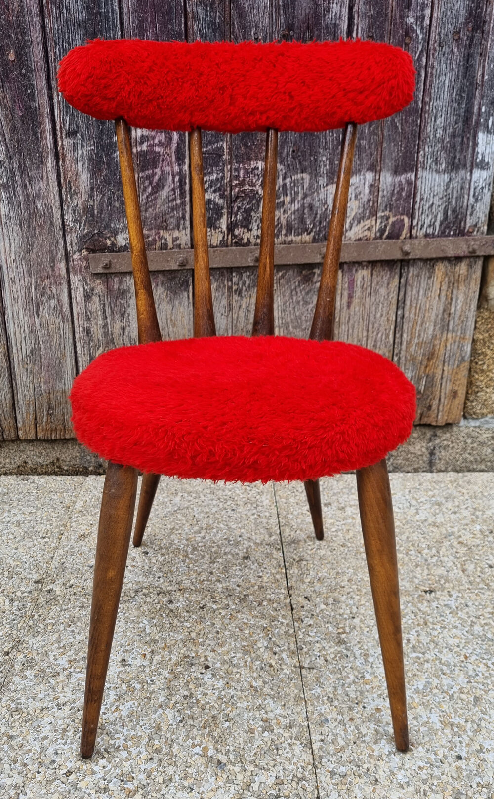 Moumoute chair, "MB", 70s, vintage