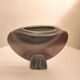 Ceramic lentil vase signed by a dove design 60s