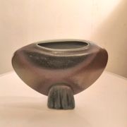 Ceramic lentil vase signed by a dove design 60s