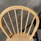 vintage chair with bars style ercol - natural wood