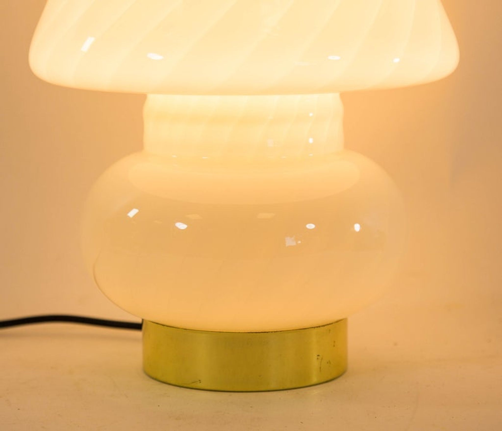 Lampe champignon Murano Vetri années 60