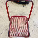 Chaise métal ajourée