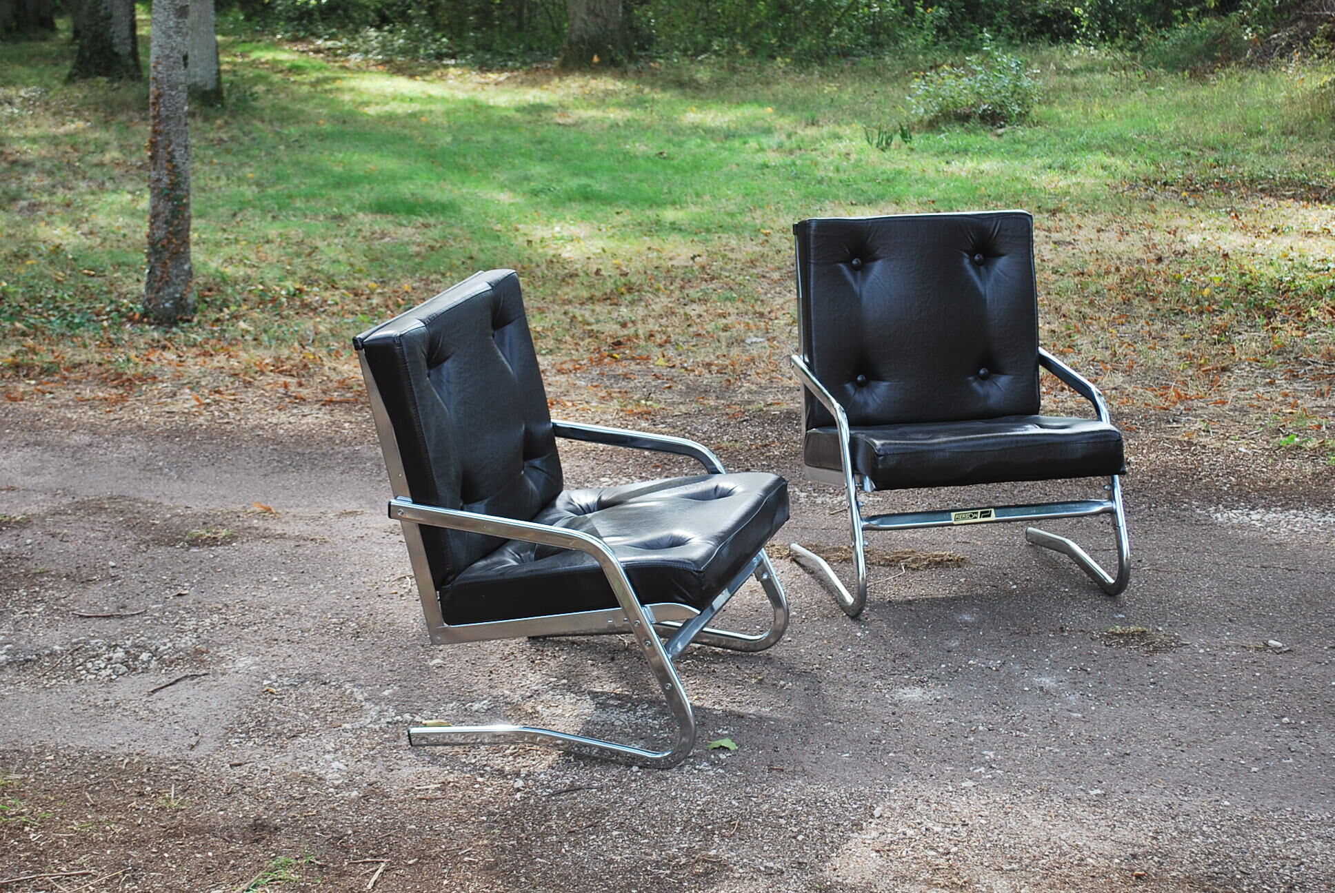 Pierson design armchairs and table