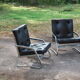 Ensemble de fauteuils et table design Pierson