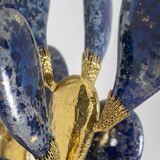 Jacques Duval Brasseur, Large golden brass cactus sculpture. 1992