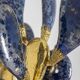 Jacques Duval Brasseur, Large golden brass cactus sculpture. 1992