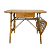 Vintage rattan desk