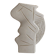Vintage 1970s studio ceramic vase, stoneware with an abstract openwork shape.