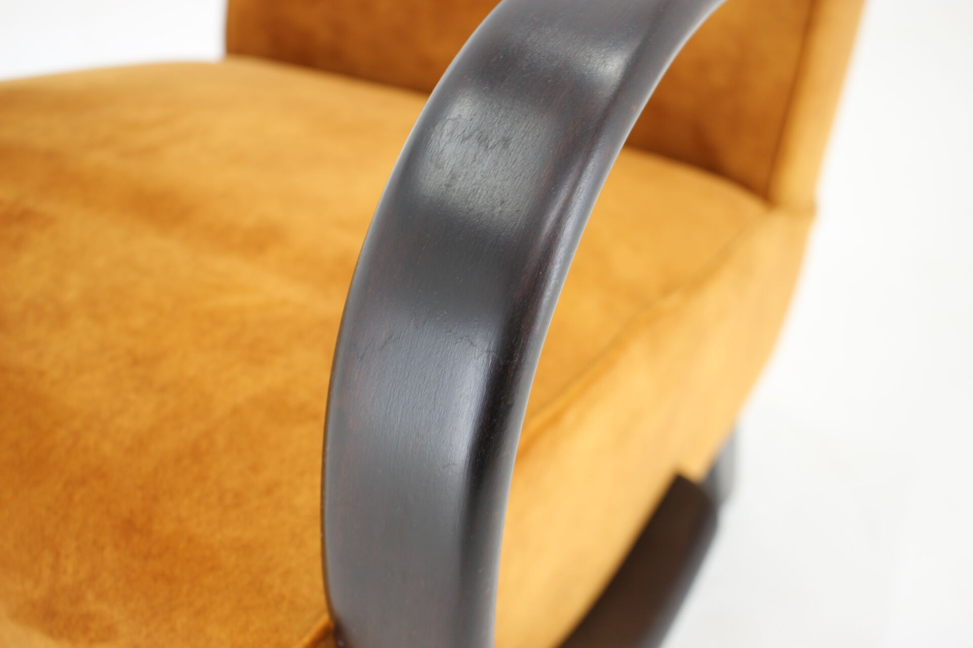 1950s Jindrich Halabala Restored Armchair, Czechoslovakia