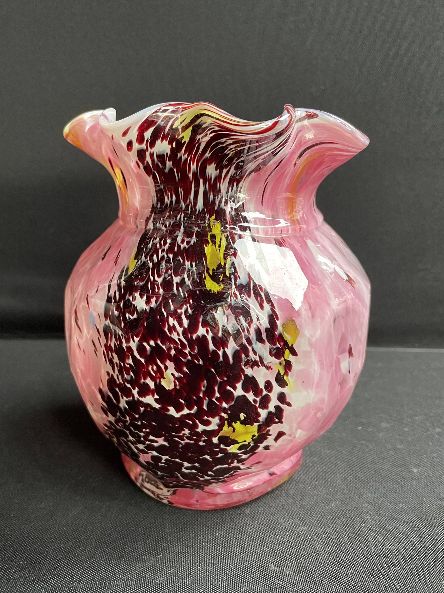 Ball vase - Ets Legras - 19th century