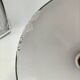 Suspension cone enamelled sheet metal