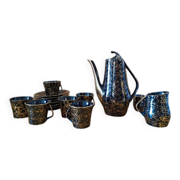 Service à café IZA par Józef Wrzesień, Vintage polonais 1950s