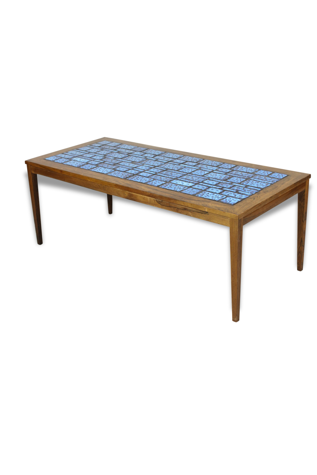 Danish Rosewood Ceramic Tile Coffee Table Selency