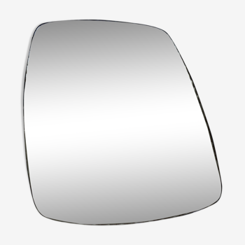 Bevelled rectangular mirror