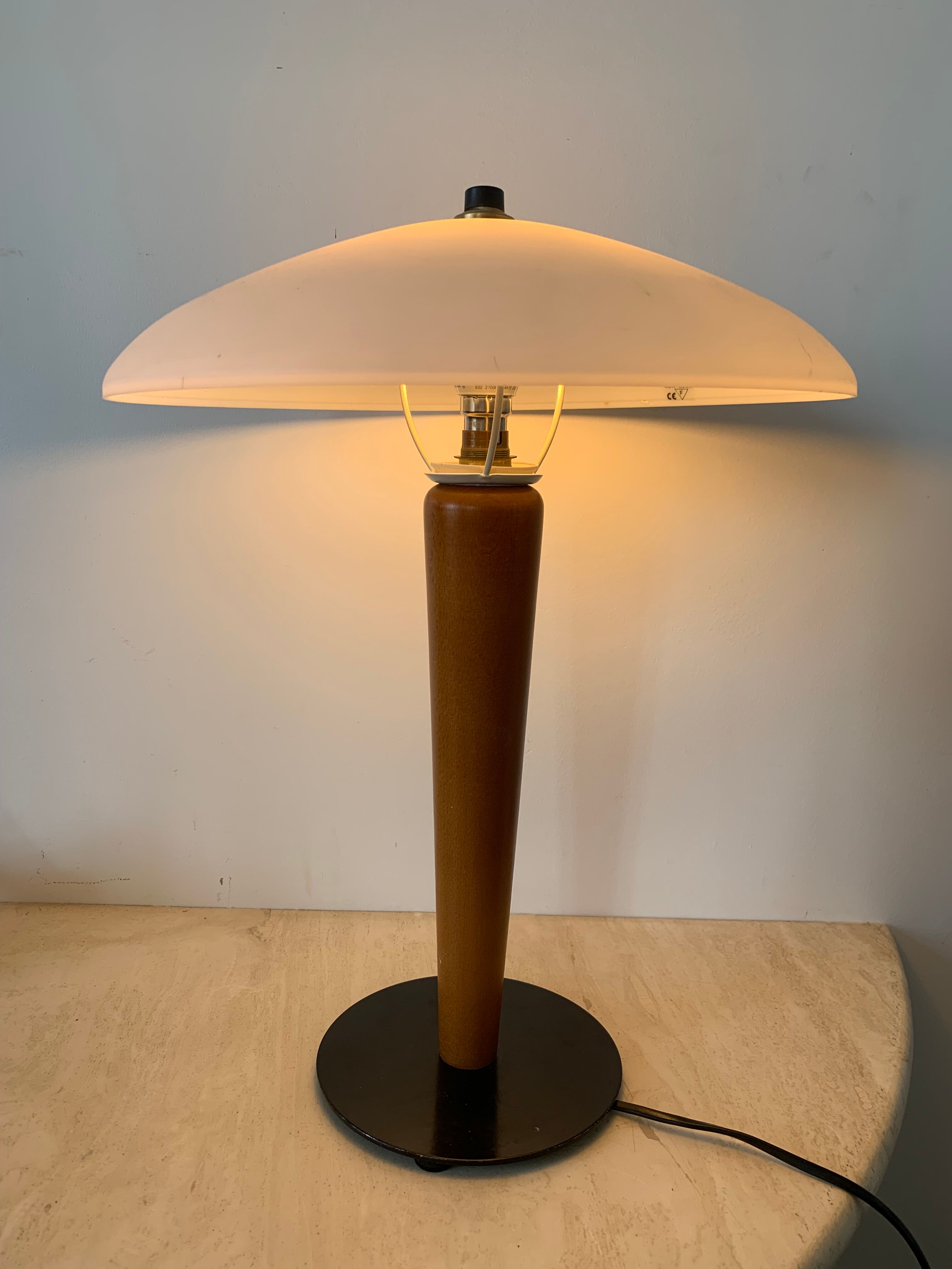 Mushroom lamp Aluminor 80s